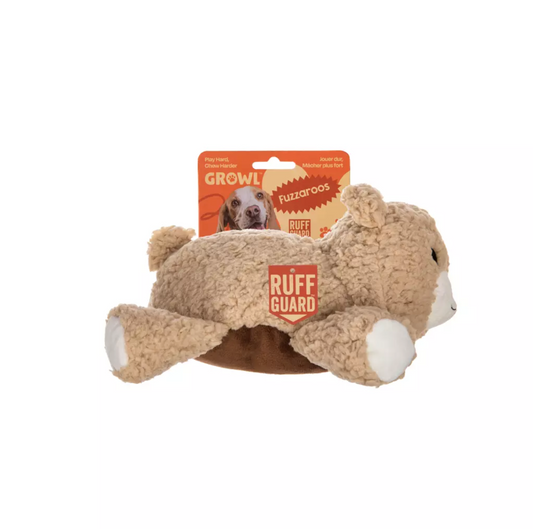 GROWL FUZZAROOS BEAR BROWN - MIĘKKA PLUSZOWA ZABAWKA