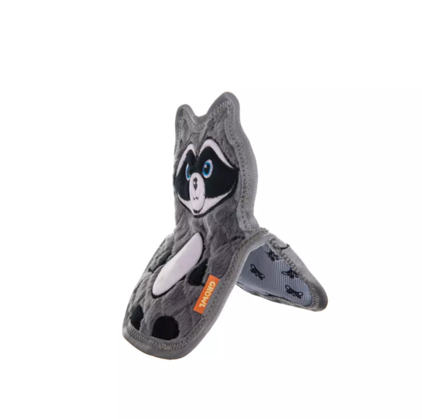 GROWL FLIP FLOPPZ RACCOON GRAY - ZABAWKA DLA PSIAKA