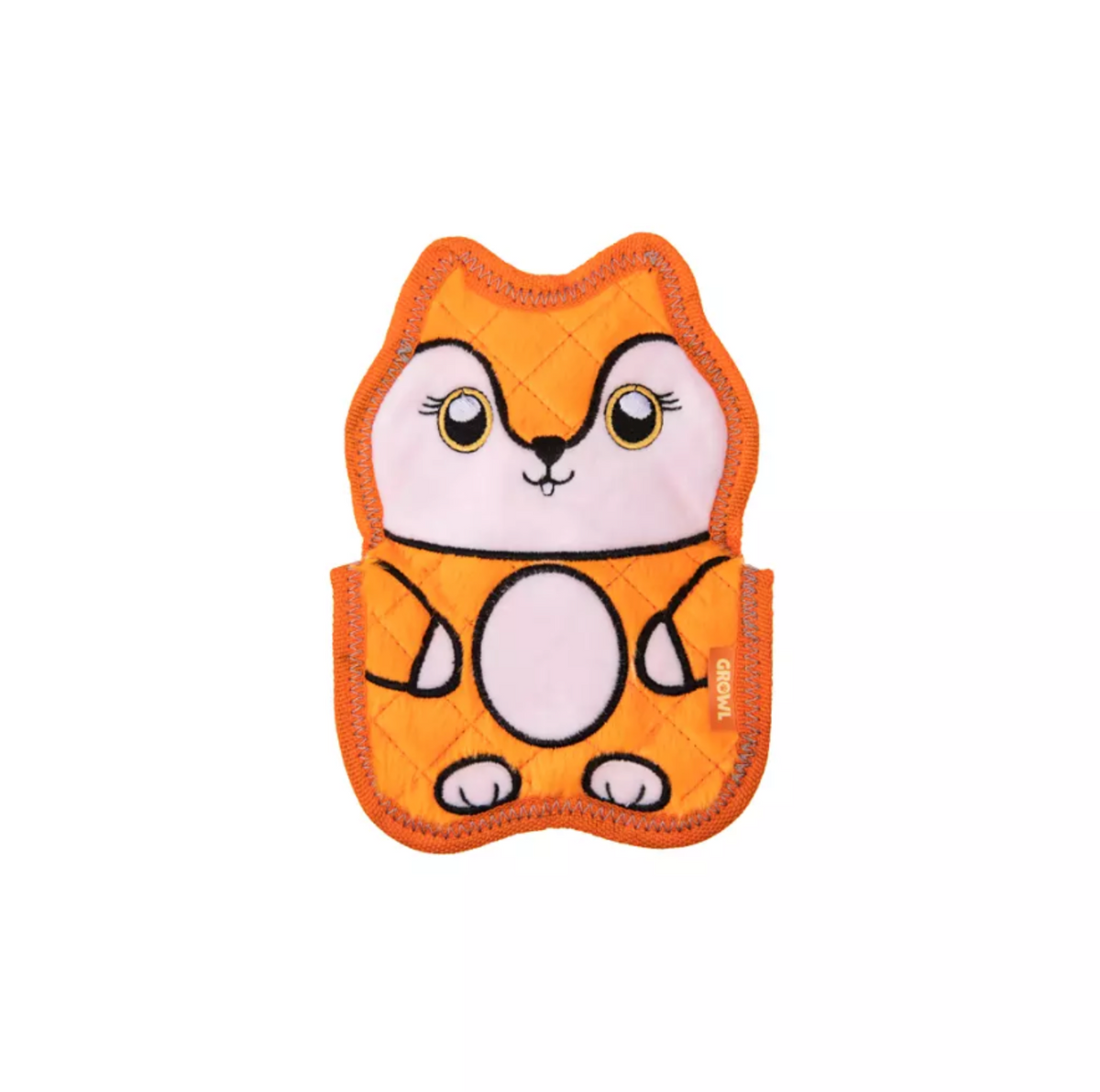 GROWL FLIP FLOPPZ FOX ORANGE - KOLOROWA, WYTRZYMAŁA ZABAWKA DLA PSIAKA
