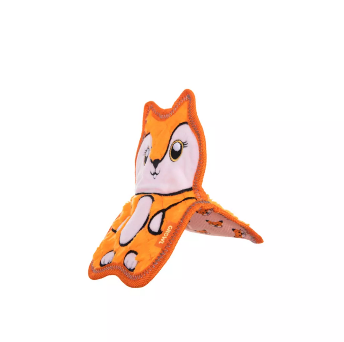 GROWL FLIP FLOPPZ FOX ORANGE - KOLOROWA, WYTRZYMAŁA ZABAWKA DLA PSIAKA