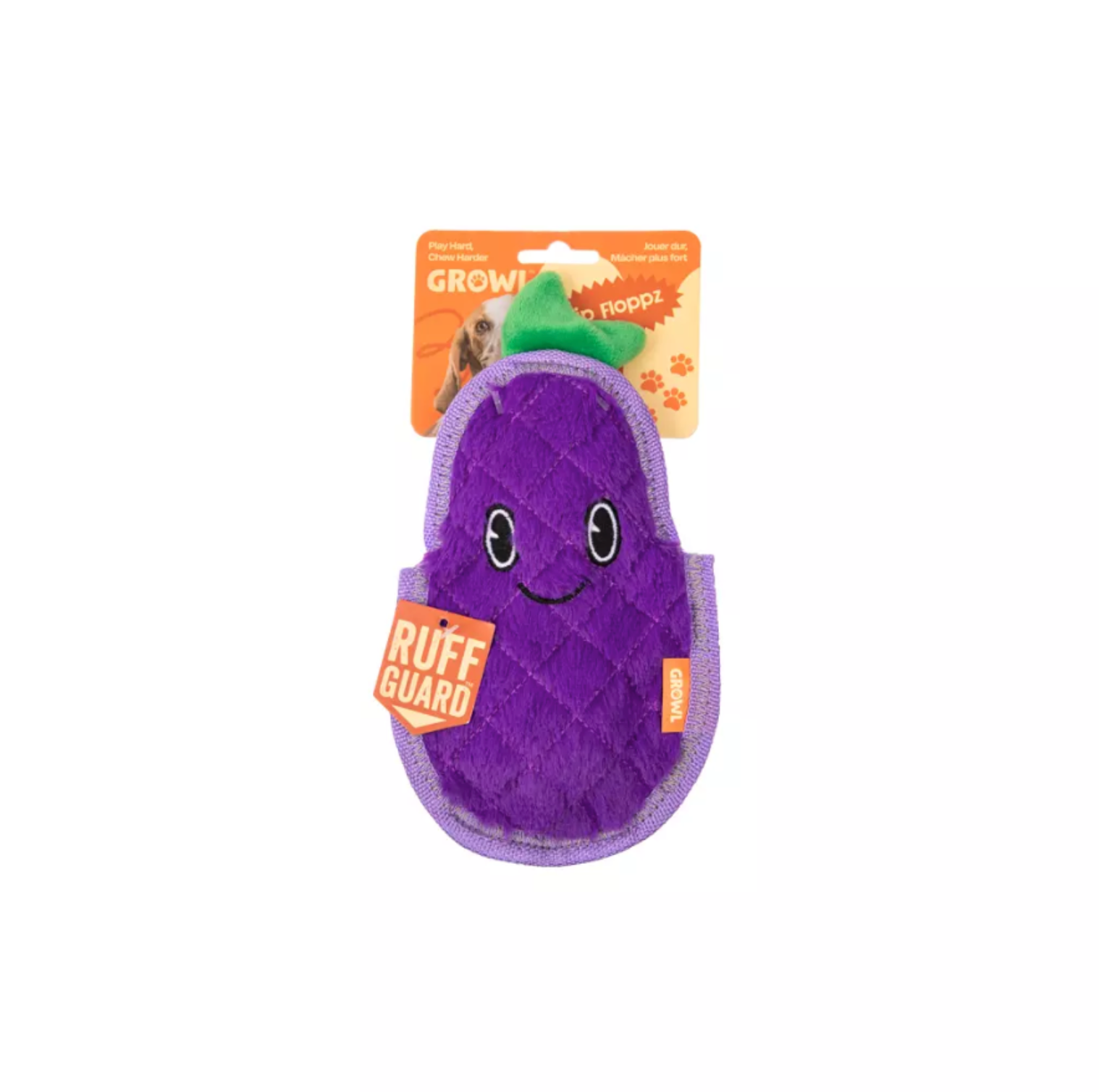 GROWL FLIP FLOPPZ EGGPLANT PURPLE
