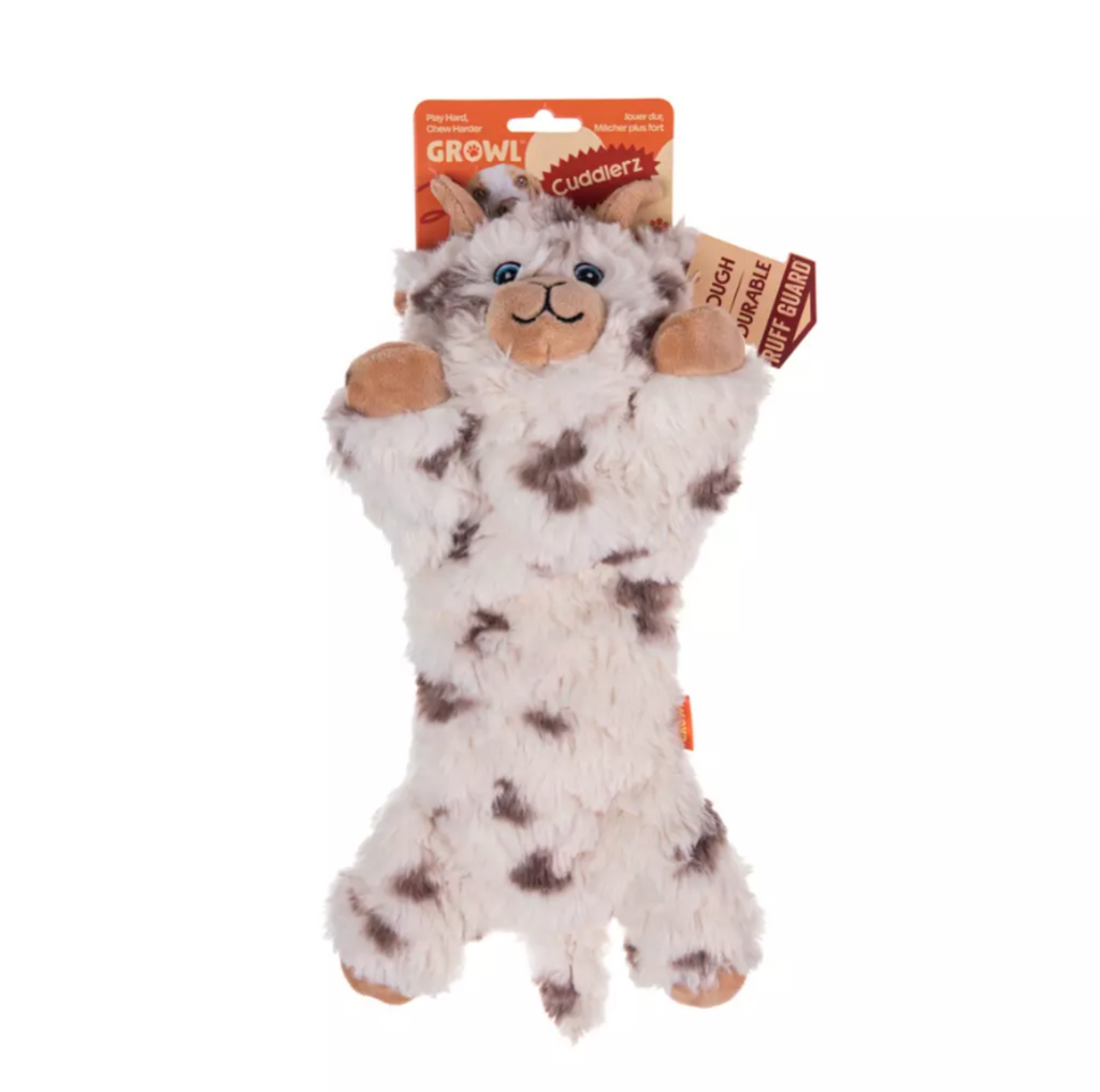 GROWL CUDDLERZ GOAT - PLUSZOWA ZABAWKA DLA PSA Z PISZCZAŁKAMI