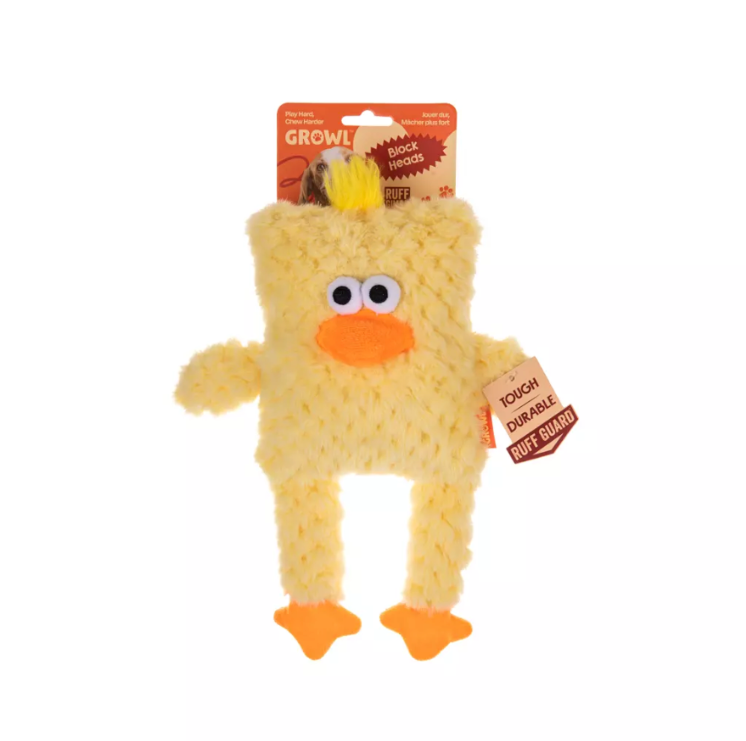 GROWL BLOCK HEADS CHICK - WYTRZYMAŁA ZABAWKA DLA PSA
