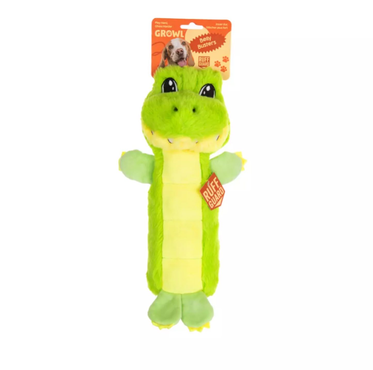 GROWL BELLY BUSTERS GATOR GREEN - ZABAWKA DLA PSIAKA