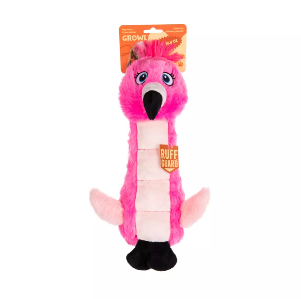 GROWL BELLY BURDZ PINK - ZABAWKA DLA PSIAKA