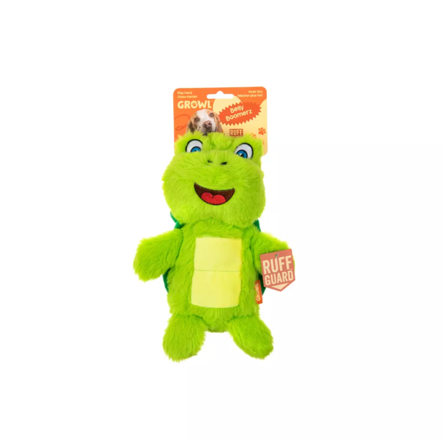 GROWL BELLY BOOMERZ TURTLE GREEN - WYTRZYMAŁA ZABAWKA DLA PSIAKA