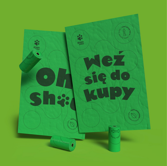 GREEN PAW POOP BAG - WORECZKI NA PSIE ODCHODY