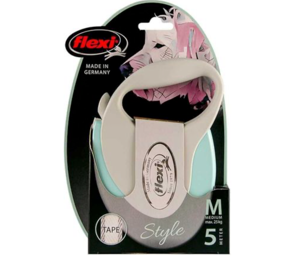 FLEXI STYLE M SMYCZ AUTOMATYCZNA TAPE 5 M SZARO/MIĘTOWA