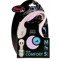 FLEXI NEW COMFORT M SMYCZ AUTOMATYCZNA TAPE 5M RÓŻOWY