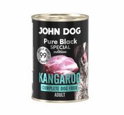 JOHN DOG PURE BLACK SE MOKRA KARMA DLA PSA KANGUR 400G