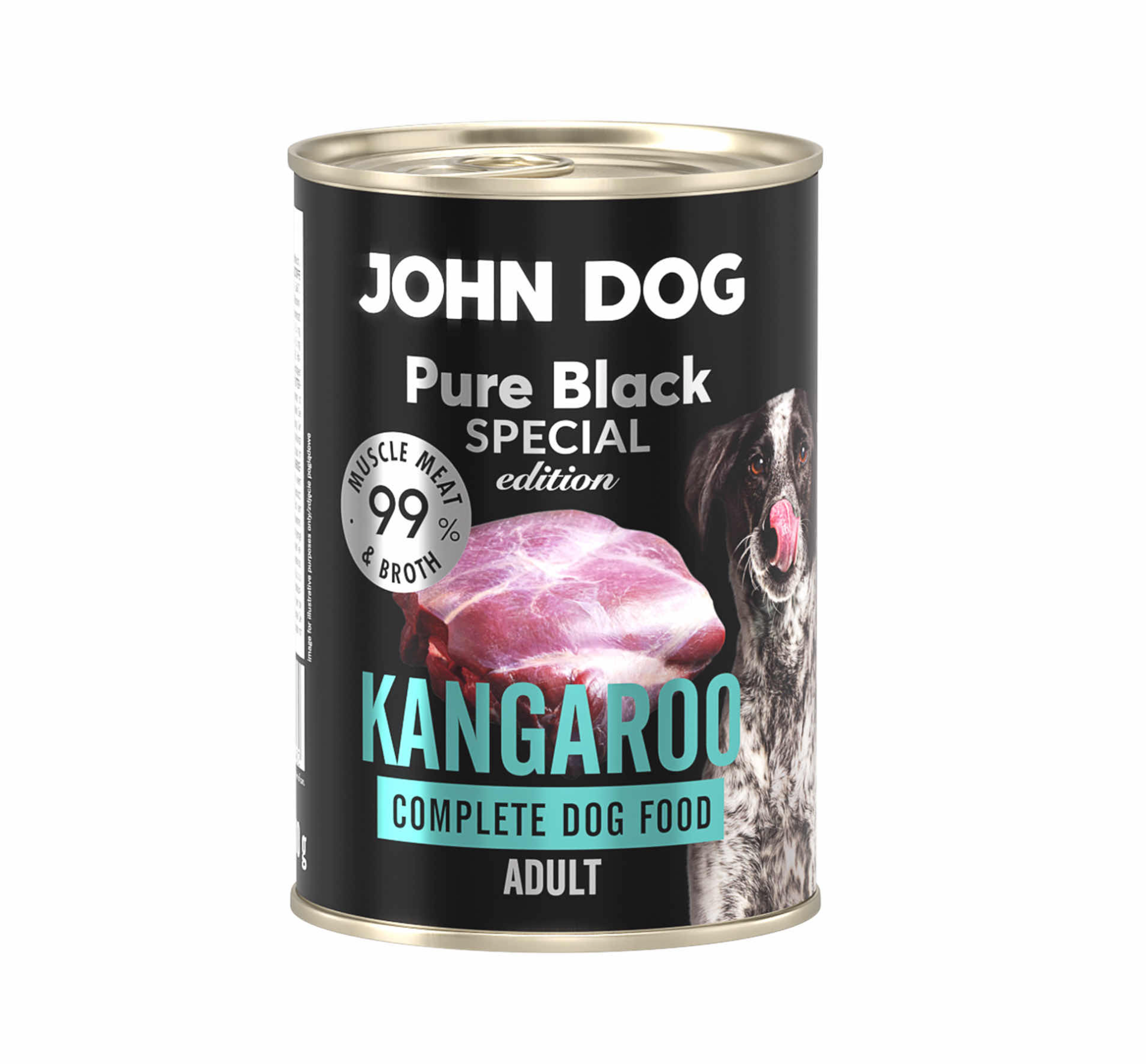 JOHN DOG PURE BLACK SE MOKRA KARMA DLA PSA KANGUR 400G
