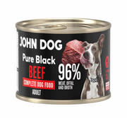 JOHN DOG PURE BLACK MOKRA KARMA DLA PSA WOŁOWINA 200G