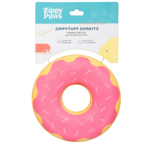 ZIPPY PAWS ZIPPYTUFF DONUTZ STRAWBERRY