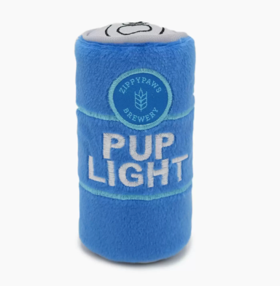 ZIPPY PAWS SQUEAKIE CAN PUP LIGHT