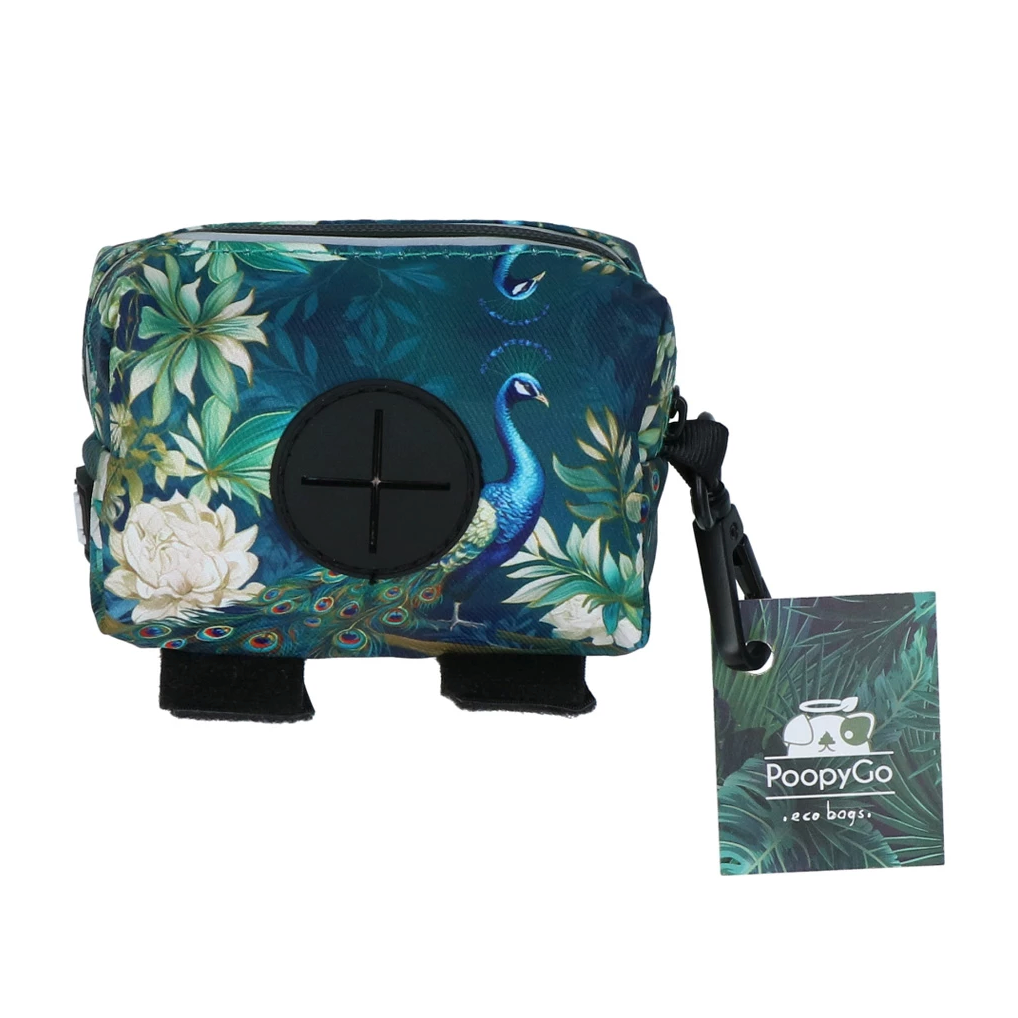 POOPYGO POOP BAG DISPENSER PEACOCK (BLUE)