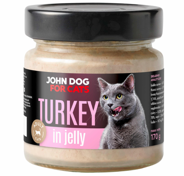 JOHN DOG MOKRA KARMA KOT GALARETKA INDYK 100G