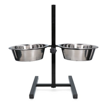 FEED AND DRINKING BOWL STAINLESS STEEL H-STAND 4,00LTR Ø 28C - MISKA DLA PSA