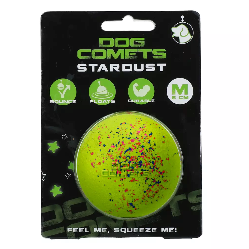DOG COMETS BALL STARDUST GREEN M