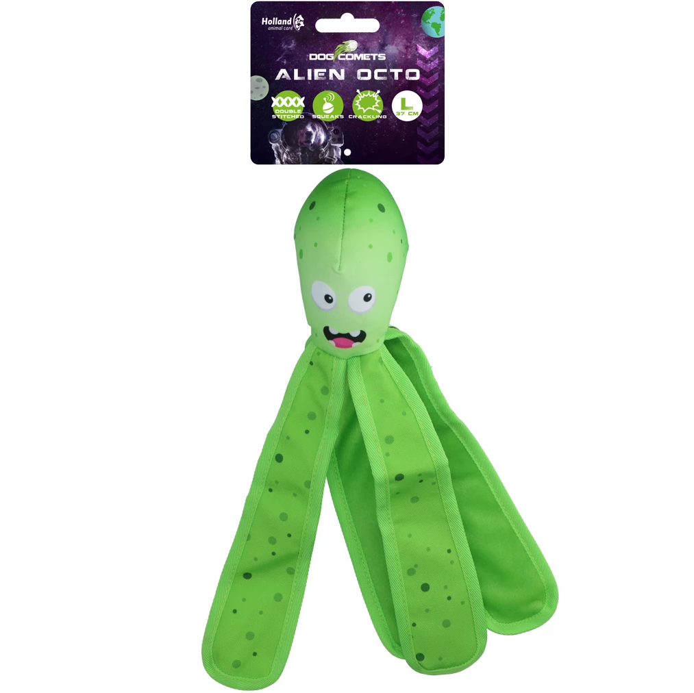 DOG COMETS ALIEN OCTO GREEN L