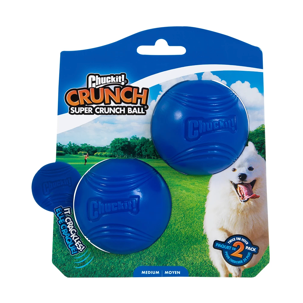CHUCKIT SUPER CRUNCH BALL 2PK