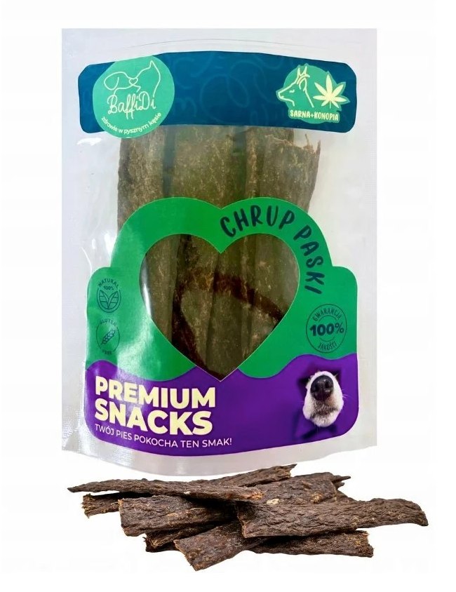 BAFFIDI CHRUPPASKI SARNA Z KONOPIAMI 100G