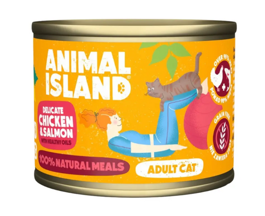 ANIMAL ISLAND MOKRA KARMA KOT KURCZAK ŁOSOŚ 200G