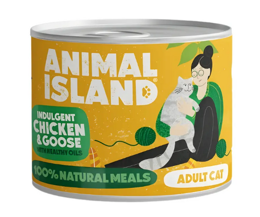 ANIMAL ISLAND MOKRA KARMA KOT KURCZAK GĘŚ 200G