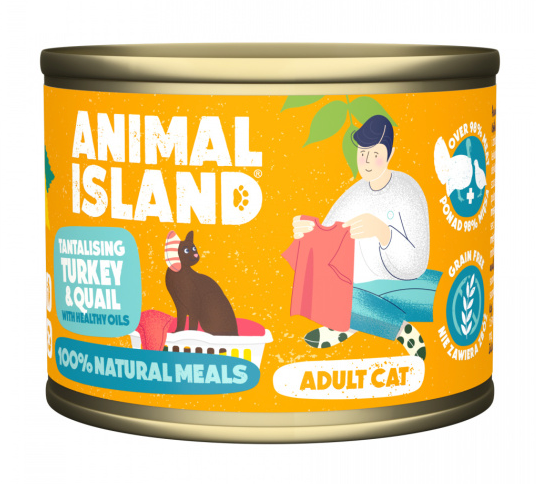 ANIMAL ISLAND MOKRA KARMA KOT INDYK PRZEPIÓRKA 200G