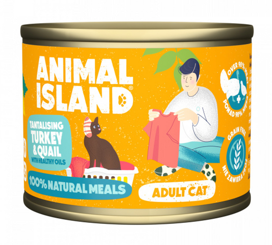 ANIMAL ISLAND MOKRA KARMA KOT INDYK PRZEPIÓRKA 200G