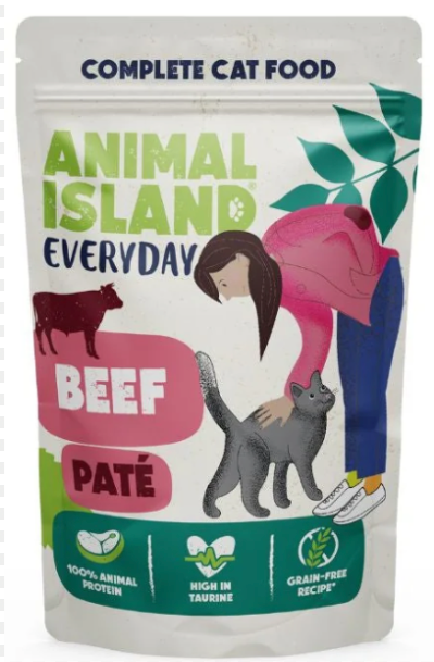 ANIMAL ISLAND MOKRA KARMA KOT EVERYDAY PASZTET Z WOŁOWINY 85G