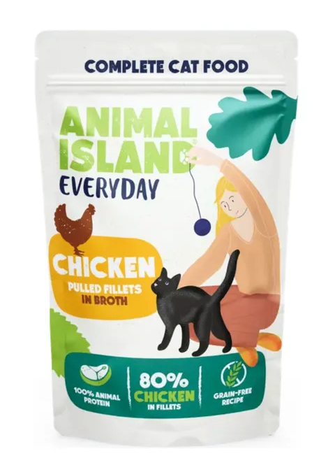 ANIMAL ISLAND MOKRA KARMA KOT EVERYDAY KURCZAK 85G