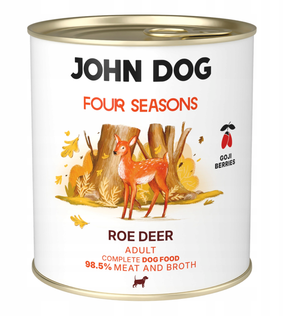 JOHN DOG FOUR SEASONS MOKRA KARMA PIES SARNA 800G
