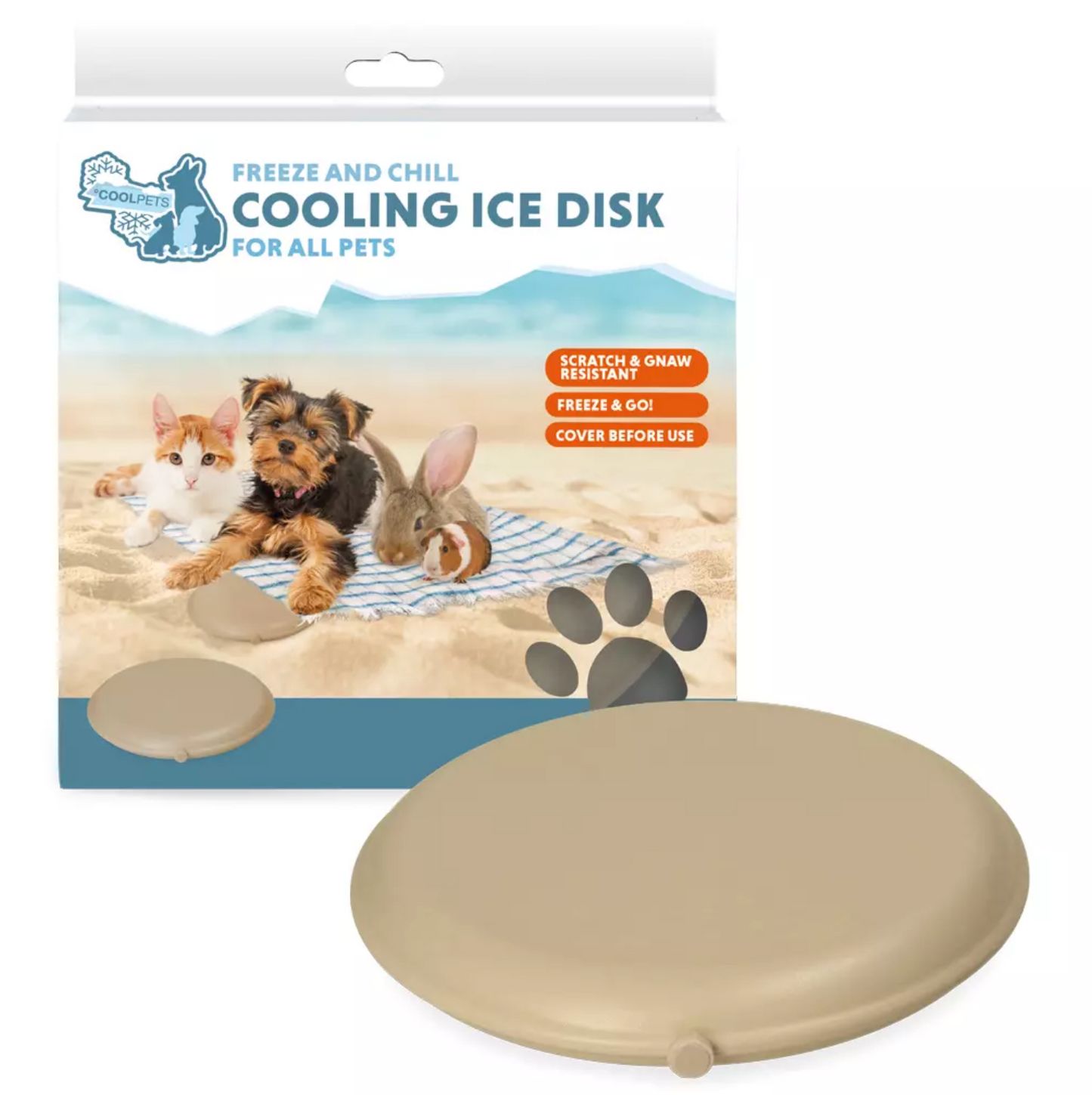 COOLPETS COOLING ICE DISC BEIGE