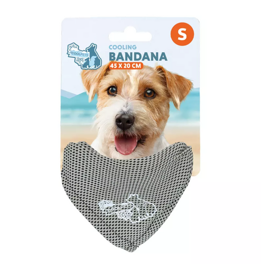 COOLPETS COOLING BANDANA BEIGE, 45X20CM, S