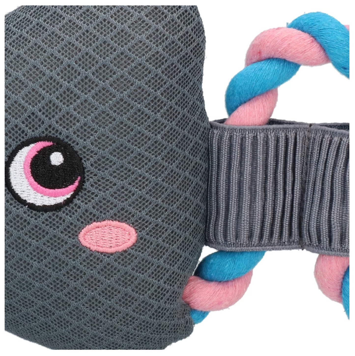 COOLPETS PULL ME! FISHY ROPE FLAMINGO
