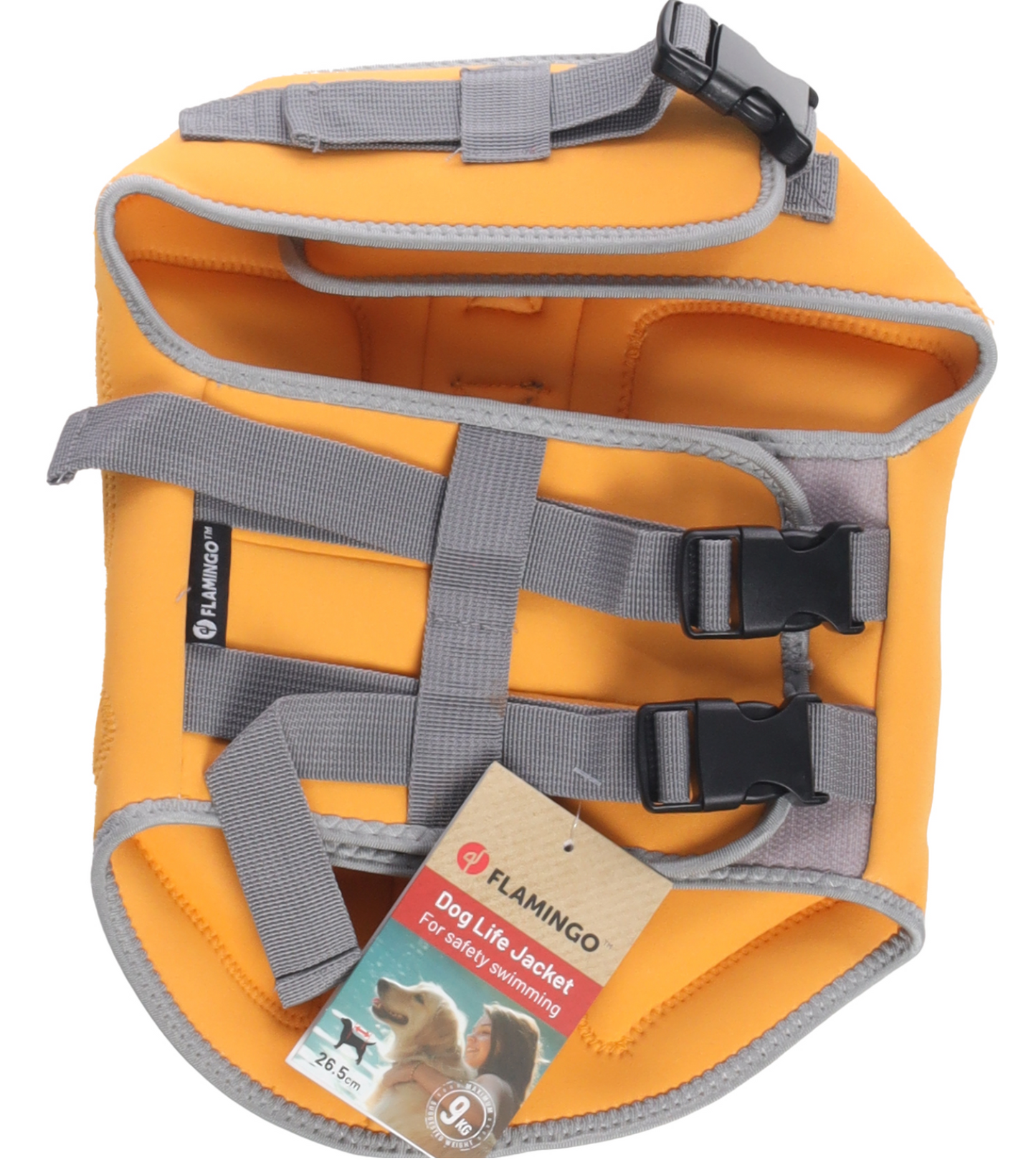 FLAMINGO KAPOK YELLOW M 32,5CM 18KG