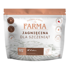 FARMA SUCHA KARMA SZCZENIAK JAGNIĘCINA TŁOCZONA NA ZIMNO 2KG