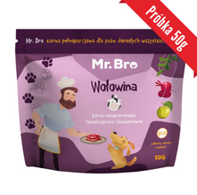 MR BRO SUCHA KARMA MONO WOŁOWINA 50G