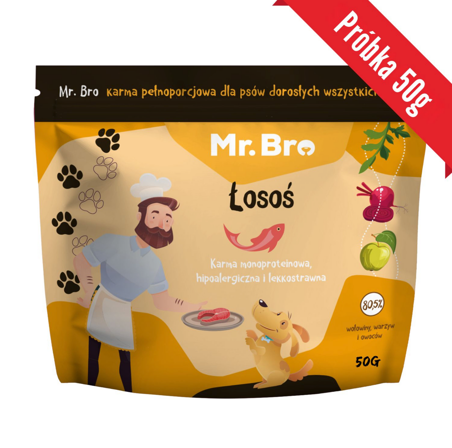 MR BRO SUCHA KARMA MONO ŁOSOŚ 50G