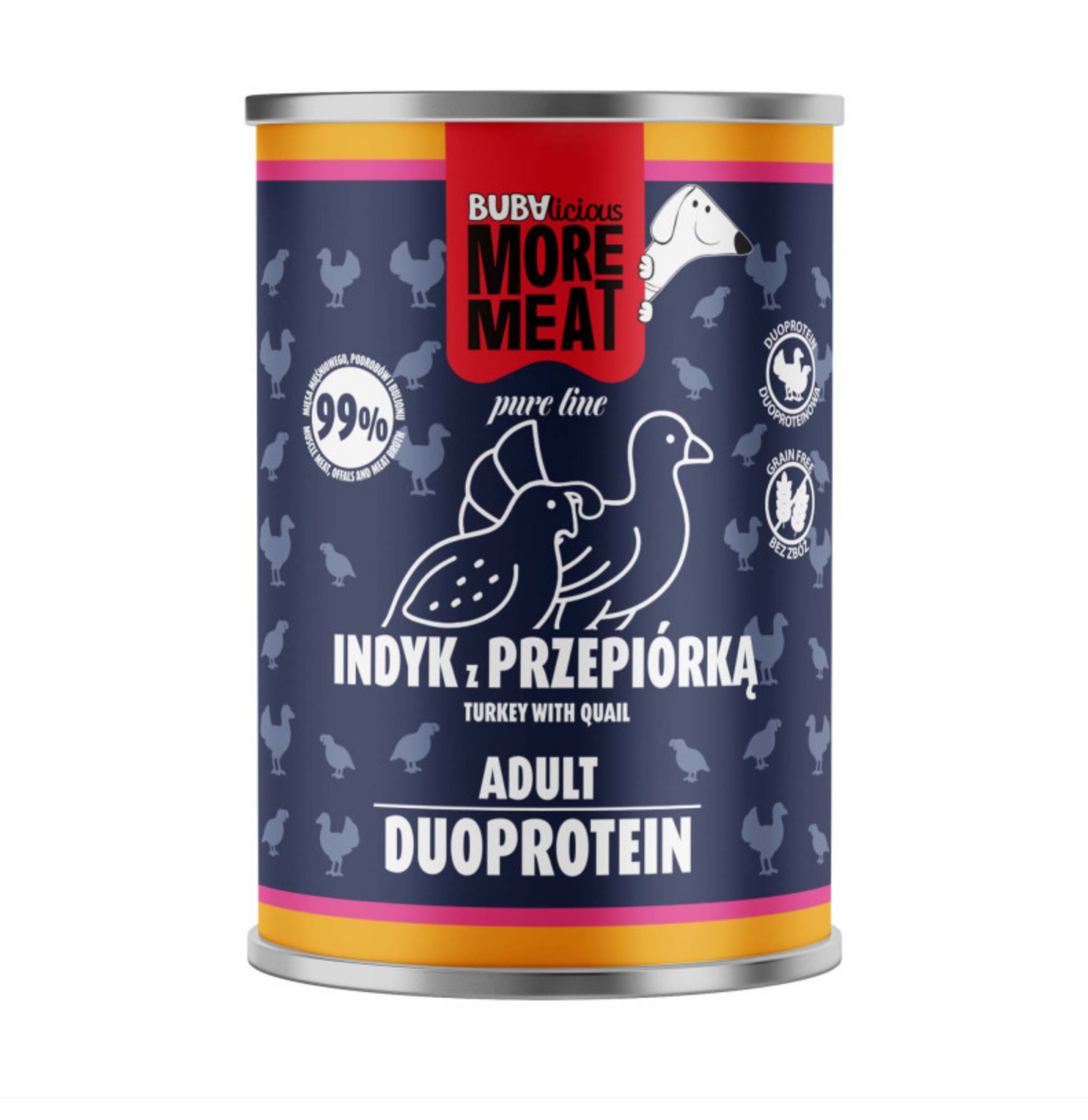 BUBA BUBALICIOUS DUO PURE MOKRA KARMA DLA PSA INDYK PRZEPIÓRKA 400G