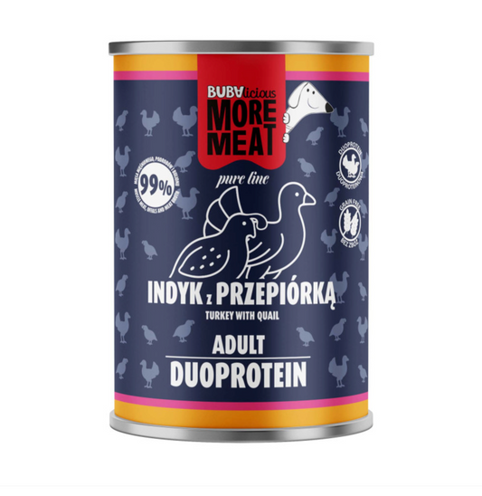BUBA BUBALICIOUS DUO PURE MOKRA KARMA DLA PSA INDYK PRZEPIÓRKA 400G