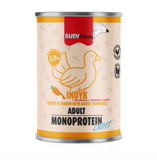BUBA BUBALICIOUS LIGHT MOKRA KARMA DLA PSA INDYK 400G