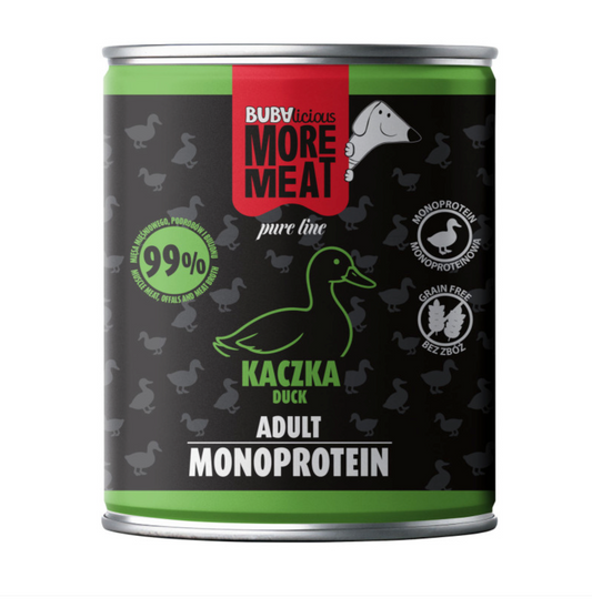 BUBA BUBALICIOUS MONO PURE MOKRA KARMA DLA PSA KACZKA 800G