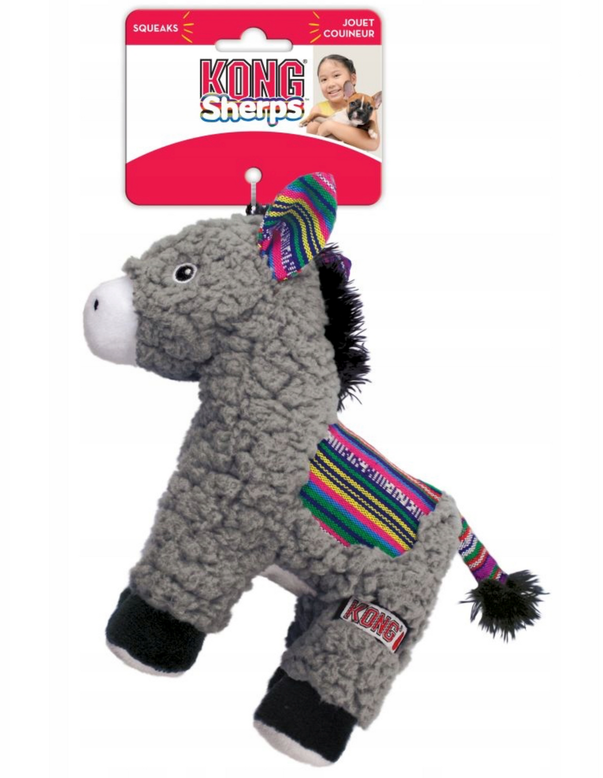 KONG® ZABAWKA DLA PSA SHERPS DONKEY – ZABAWKA DLA PSA OSIOŁEK