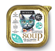 DR MALOU SOUP LIOFILIZOWANA ZUPKA DLA KOTA KURCZAK Z TRAWĄ JĘCZMIENNĄ 12G