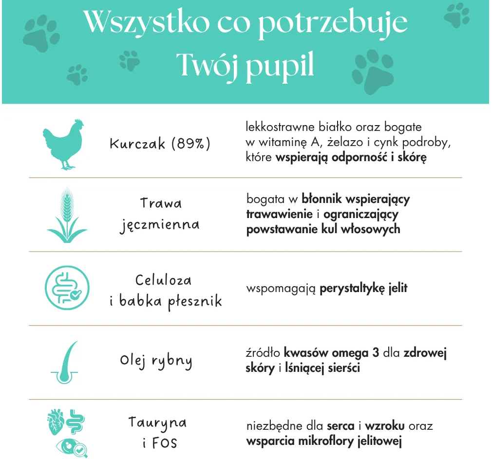DR MALOU SOUP LIOFILIZOWANA ZUPKA DLA KOTA KURCZAK Z TRAWĄ JĘCZMIENNĄ 12G