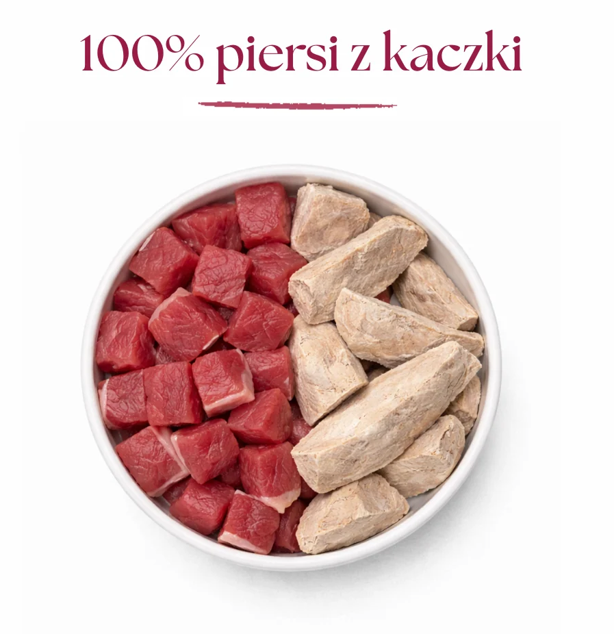 DR MALOU SNACKS LIOFILIZOWANY PRZYSMAK DLA PSA PIERŚ Z KACZKI 50G