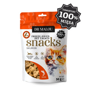 DR MALOU SNACKS LIOFILIZOWANY PRZYSMAK DLA KOTA ŁOSOŚ 50G