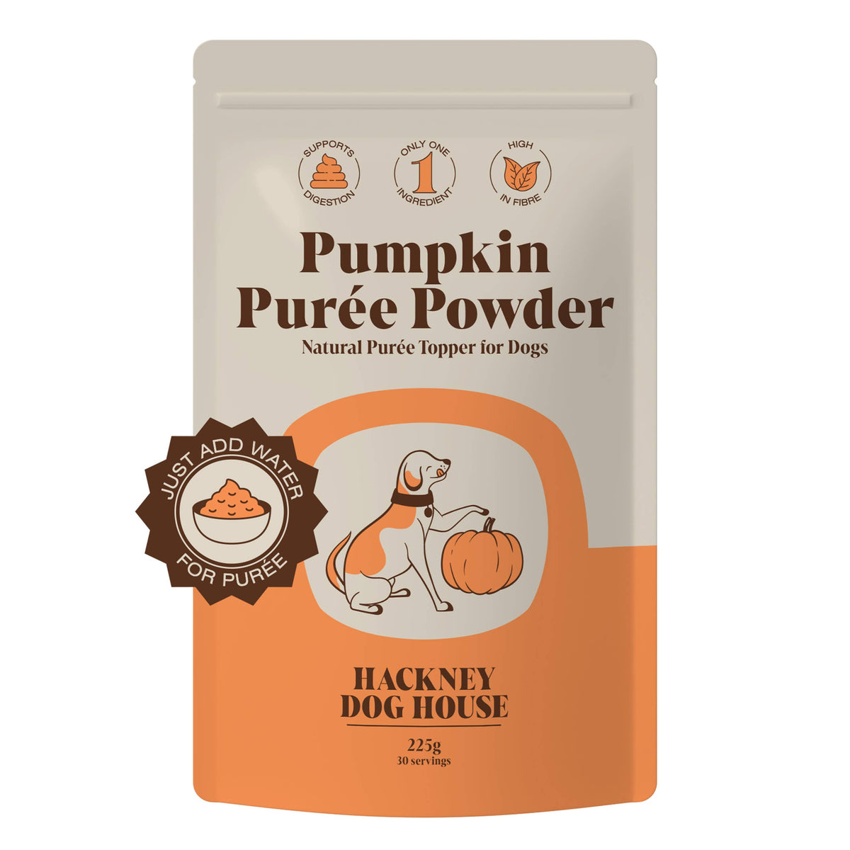HACKNEY DOG HOUSE PROSZEK Z DYNI DLA PSÓW | ALTERNATYWA DLA PUREE Z DYNI