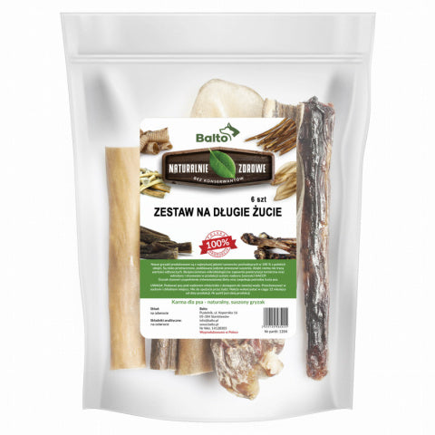 BALTO GRYZAK DLA PSA ZESTAW NA DŁUGIE ŻUCIE 6SZT